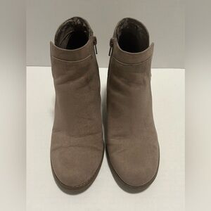 Elegant Taupe Ankle Booties